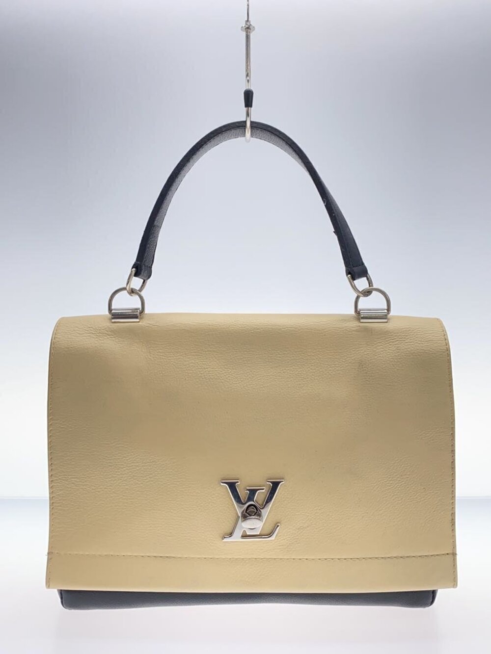 Louis Vuitton Lockme Cartable Parnassa Beige Tan Leather Clochette